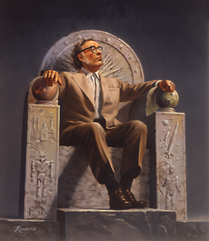 230px-Isaac_Asimov_on_Throne